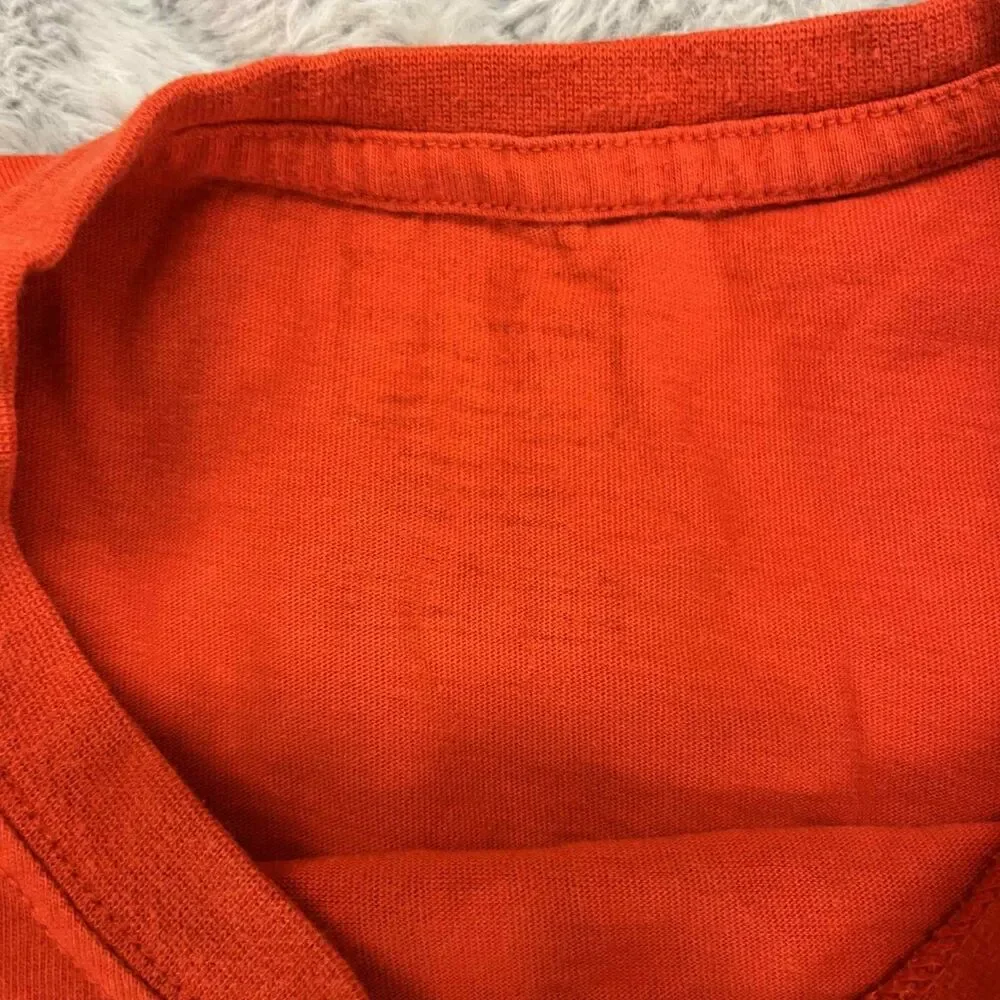 Nike T-Shirt Boys Medium (10-12) Orange Skateboarding Graphic Print Short Sleeve - Picture 3 of 6